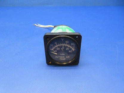 Cessna 421 Outside Air Temperature Gauge w/ Connector CM2628L1 TESTED (0326-165)0