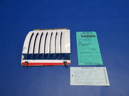 Piper PA31 Navajo Top Cowl Door Louver Assembly LH P/N 41800-00 (0424-1000)