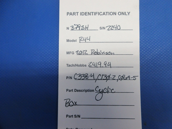 Robinson R44 Raven II Helicopter Cyclic Box P/N C338-4 (0724-899)