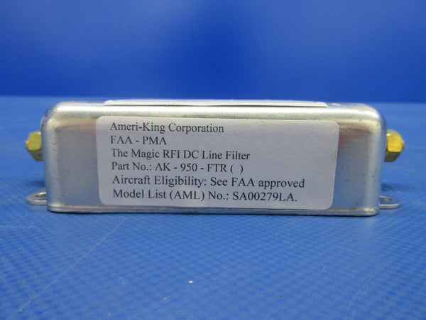 Ameri-King AK-950-FTR RFI Line Filter 14/28 V P/N AK-950-FTR NOS (0424-1189)