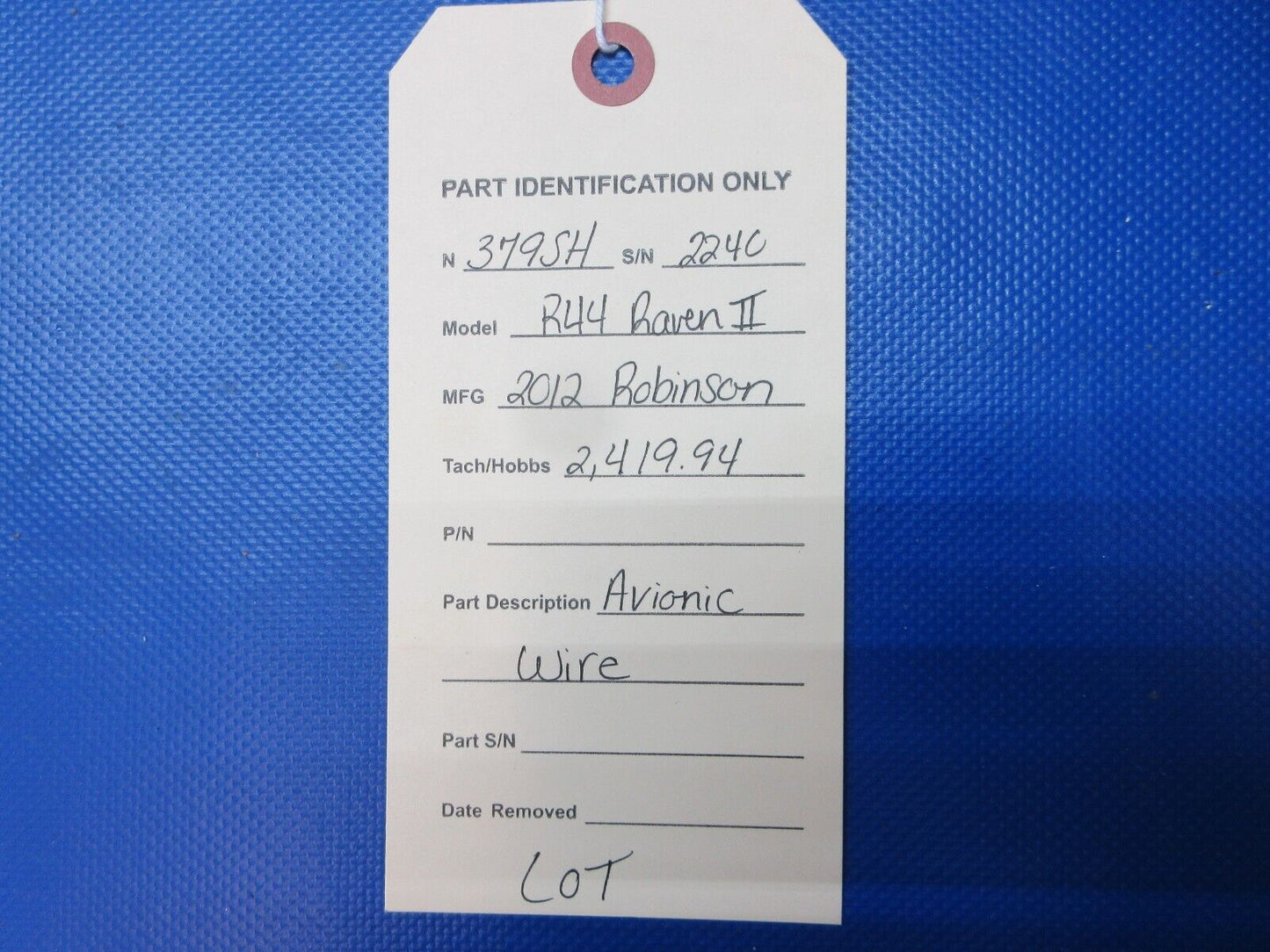 Robinson R44 Raven II Helicopter Avionics Wire LOT (0824-1273)
