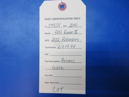 Robinson R44 Raven II Helicopter Avionics Wire LOT (0824-1273)