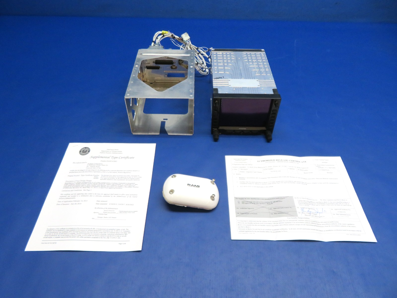 Avidyne IFD550 KIT 14/28v 700-00182-020 MODIFIED w/ 8130 & WARRANTY (0326-186)0