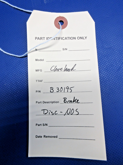 Cleveland Brake Disc P/N B30-195 NOS (0926-768)13