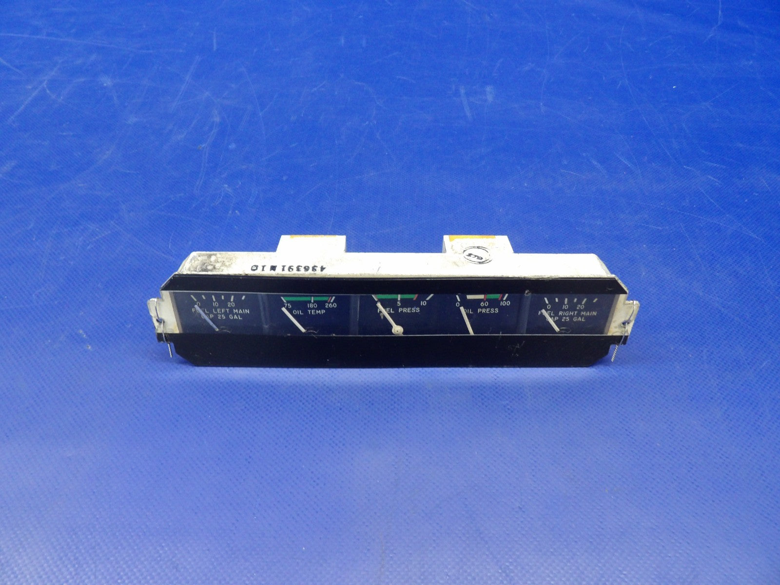 Piper Cherokee Instrument Gauge Cluster P/N 95241-07 WARRANTY (0726-1232)1