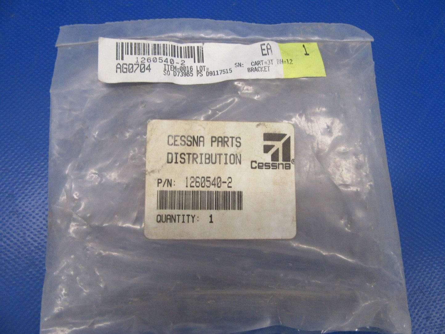 Cessna P210 Pulley Bracket RH Fuselage P/N 1260540-2 NOS (0119-217)