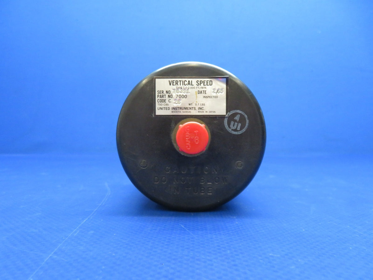 Beech F35 Bonanza U.I. Vertical Speed Indicator P/N 7000 WARRANTY (0526-113)3