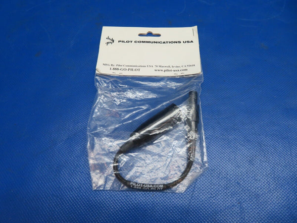 Pilot Comm USA Helicopter Headset To Base Plug Adapter PA93BH NOS (1024-258)