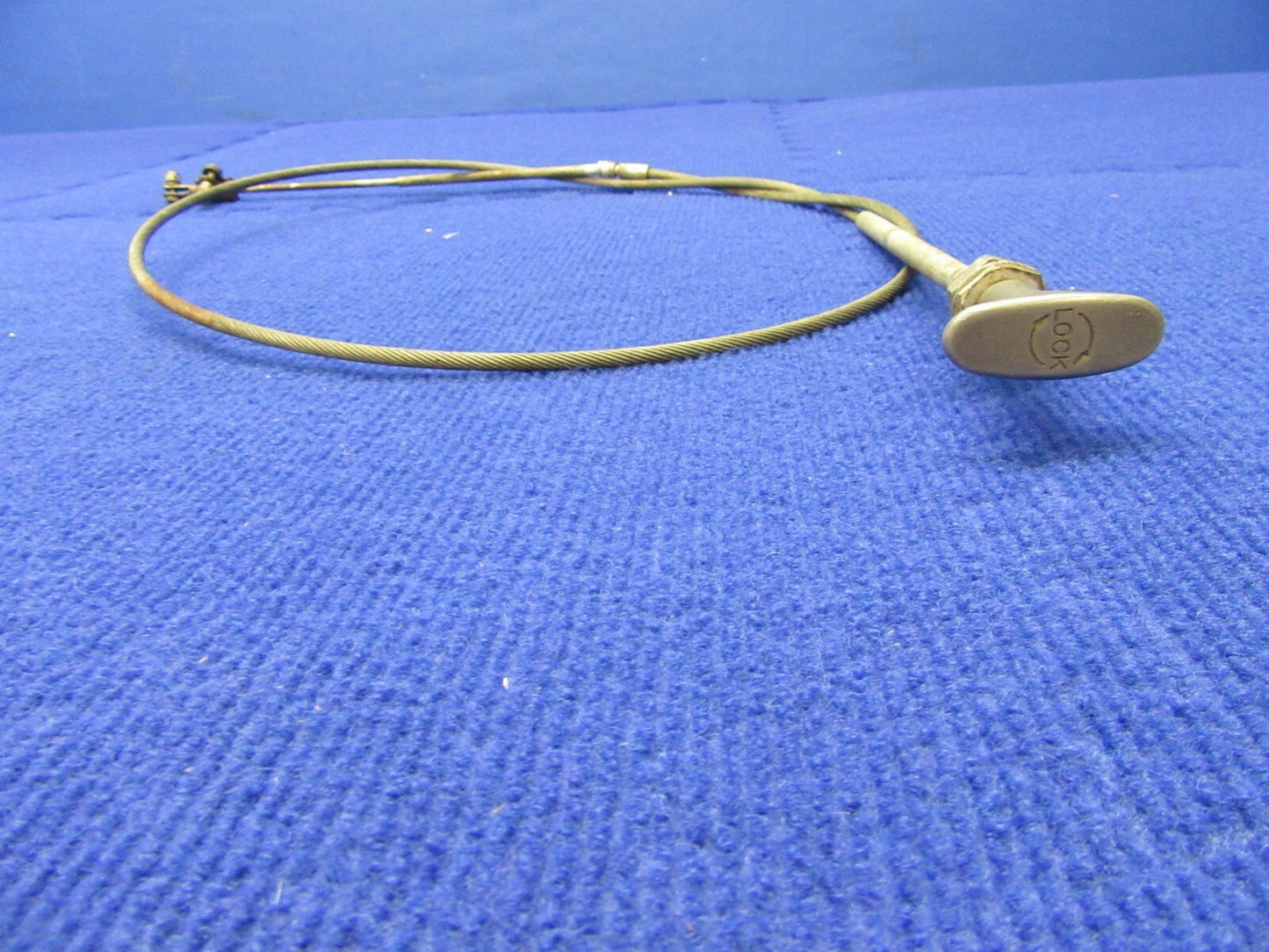 Beech Baron 95-B55 Heater Iris Valve Control 72" P/N 95-550002-33 (1121-541)2