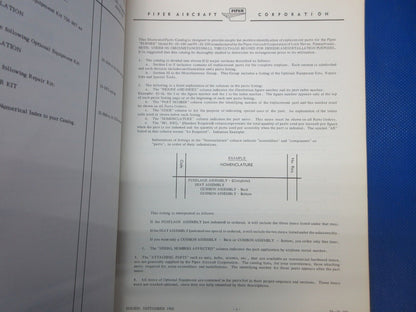 Piper PA-25 Pawnee Parts Catalog P/N 753-521 (1024-1238)
