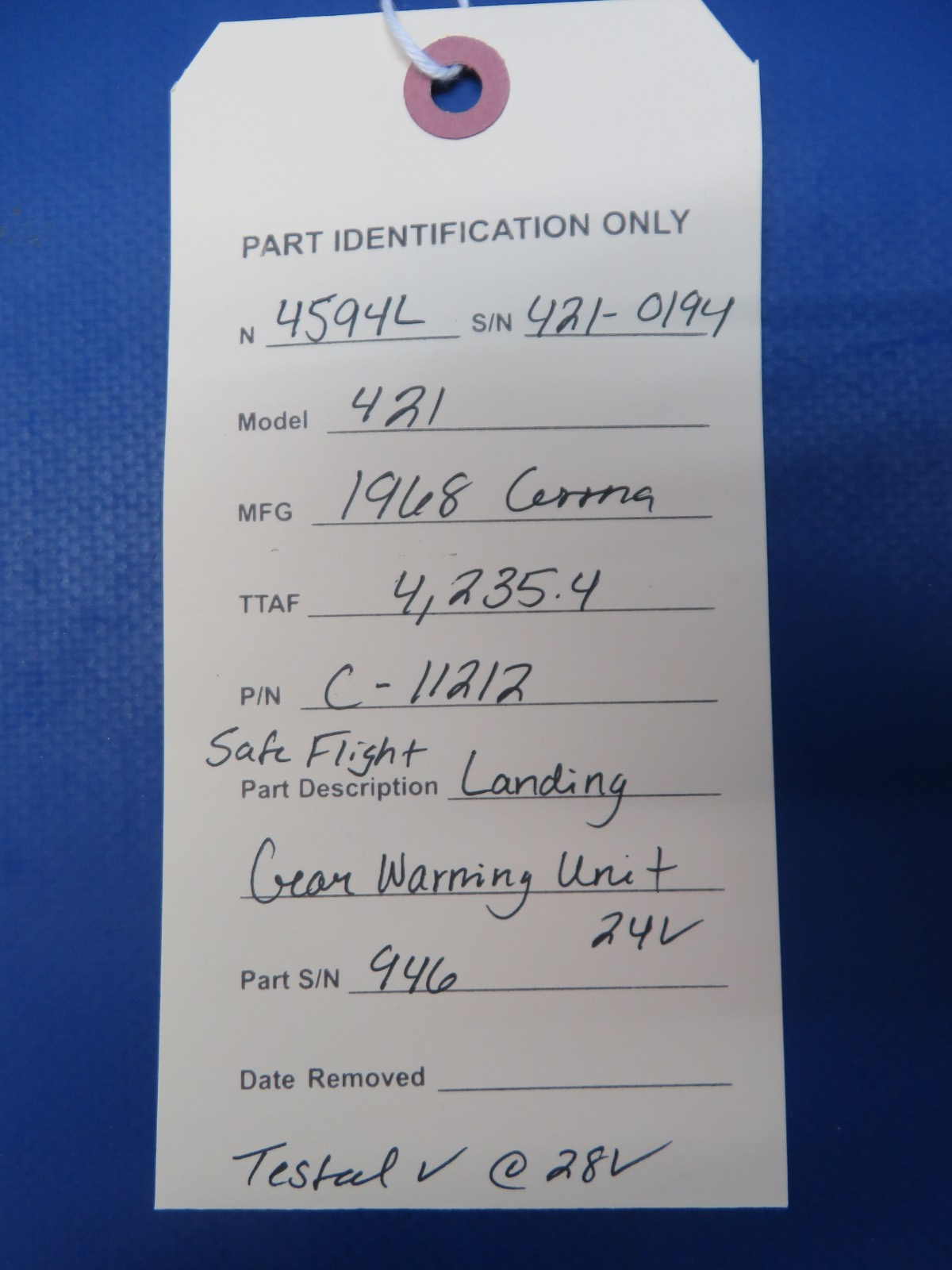 Cessna 421 Safe Flight Landing Gear Warning Unit 24v C-11212 TESTED (0326-226)10