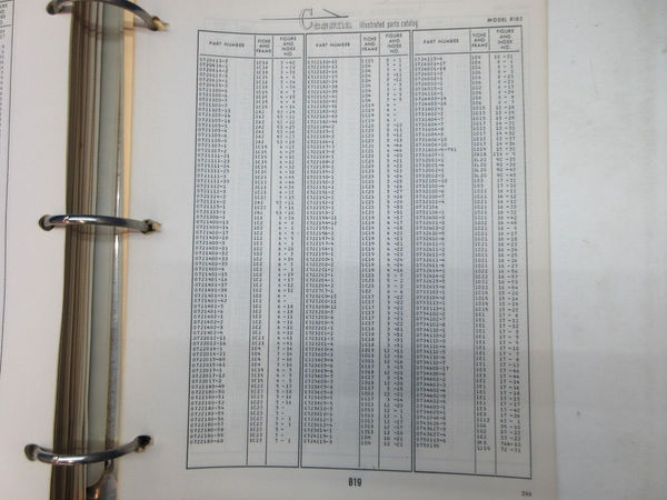 1978 Cessna R182 Parts Catalo P/N P571-12 (1024-1239)