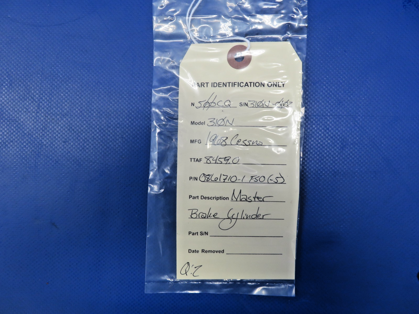 Cessna 310N Master Brake Cylinder P/N 0861710-1 (0726-456)10