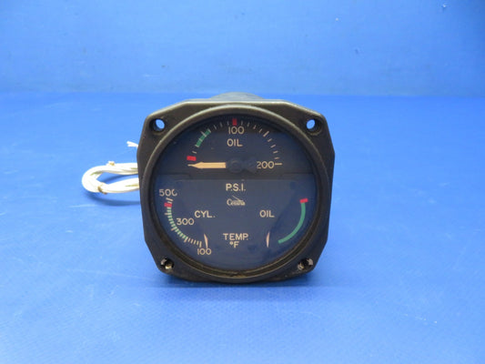 Cessna 421 Garwin 3-in-1 Engine Gauge P/N 22-804-017-1 WARRANTY (0326-213)0