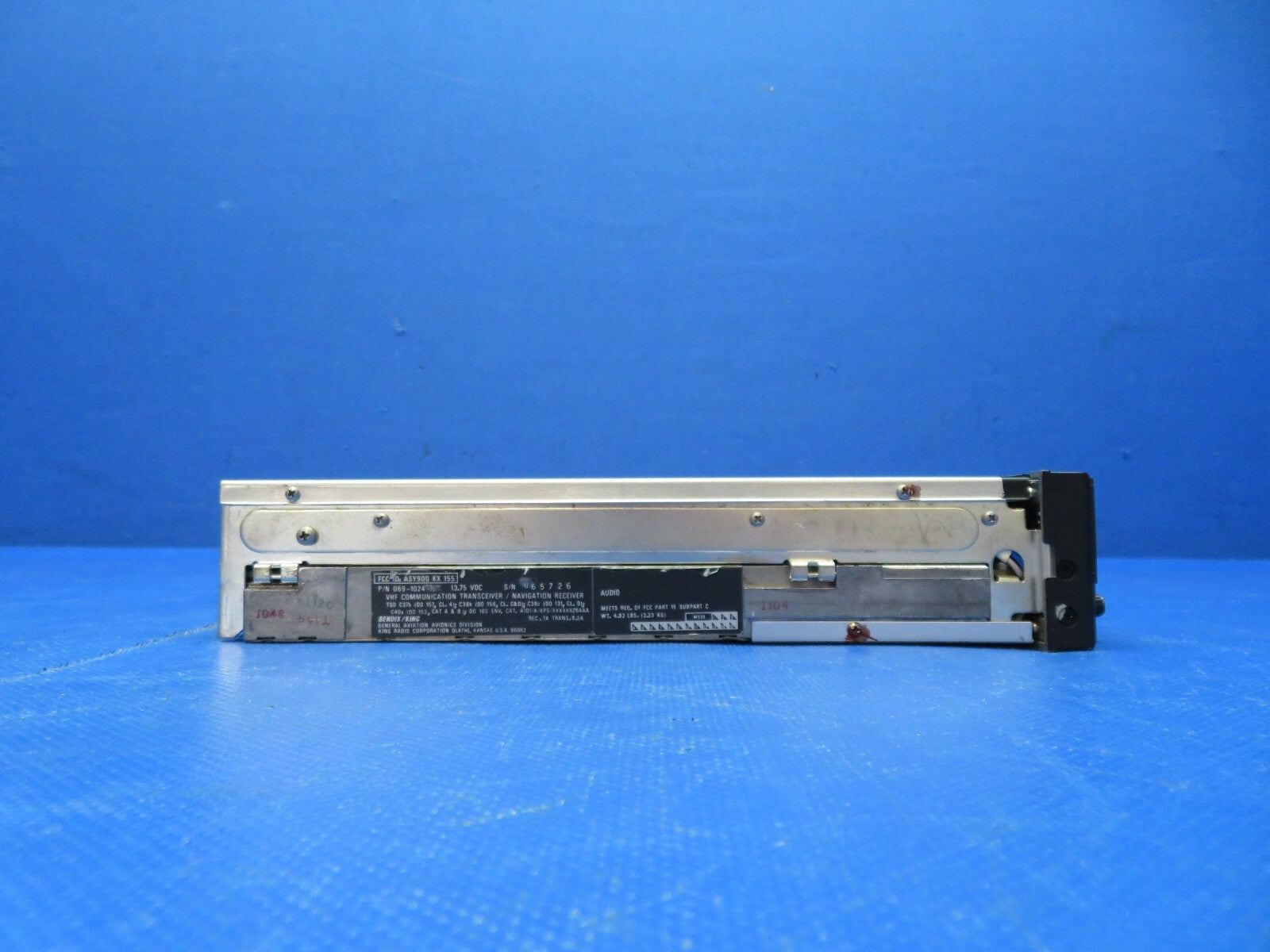 King KX155 Nav / Com w/ Rack 14v P/N 069-1024-38 TESTED w/ 8130 (0624-162)9