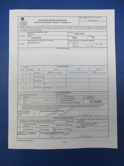 Avidyne IFD550 KIT 14/28v 700-00182-020 MODIFIED w/ 8130 & WARRANTY (0326-186)7