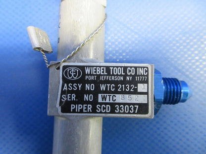 Piper Wiebel Tool Control By-Pass Flow Valve Assy P/N WTC-2132-1 (0524-1831)