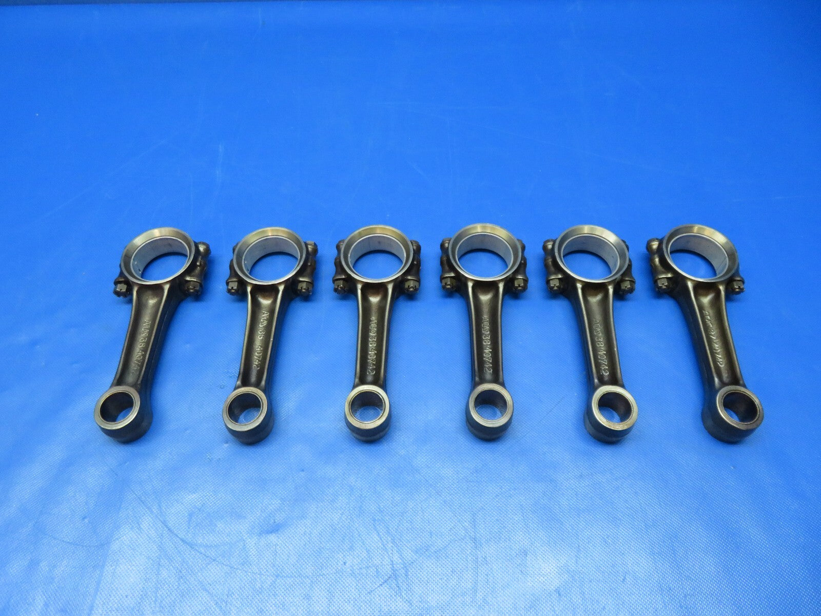 8.8 SMOH Continental IO-470-U Connecting Rod - Narrow 628752 LOT OF 6 (0324-190)0