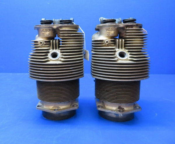 Continental C-75, C-85 Cylinders Std. Steel Cast# 6674 LOT OF 4 CORE (0824-1781)