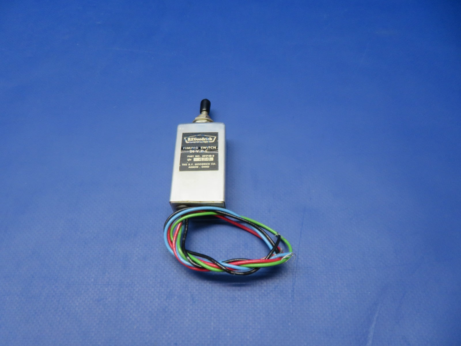 Cessna 421 B.F. Goodrich Timing Switch 24v P/N 3D1748-2 TESTED (0326-136)2