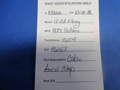 Bellanca 17-31A Viking Cabin Assist Step P/N 196667 (0924-2033)