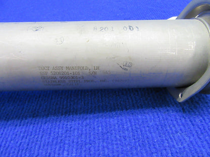 Cessna 310, 320, 401, 402, Exhaust LH INBD Elbow P/N 9910301-3 NOS (1221-388)4