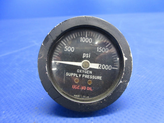 Piper PA-31T1 Cheyenne Oxygen Supply Pressure Gauge P/N 800435-01 (0626-761)0