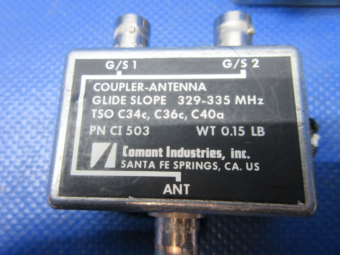 Comant Coupler Antennas & KX99 Antenna Adapter P/N CI-505 LOT OF 3 (1124-1214)