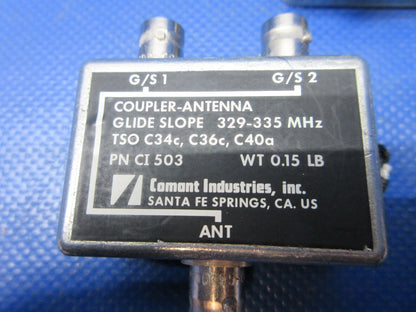 Comant Coupler Antennas & KX99 Antenna Adapter P/N CI-505 LOT OF 3 (1124-1214)