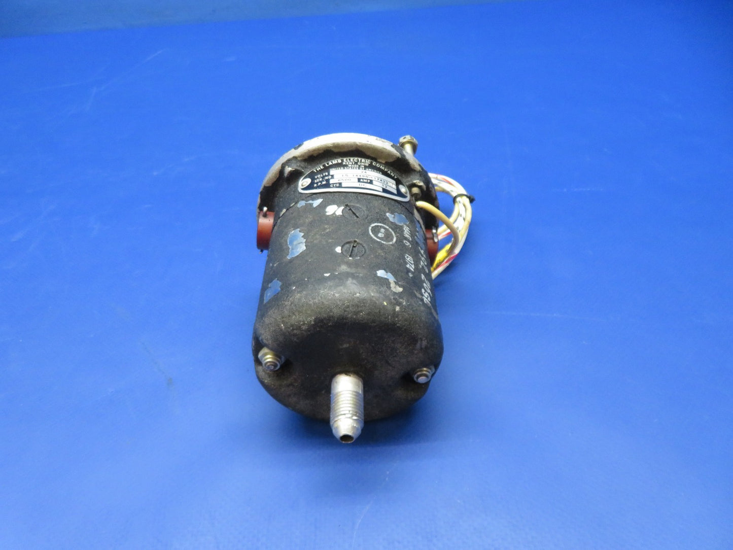 Beech T-34 / T-34B The Lamb Electric Co Gear Motor 24v IS14495 TESTED (0326-144)10