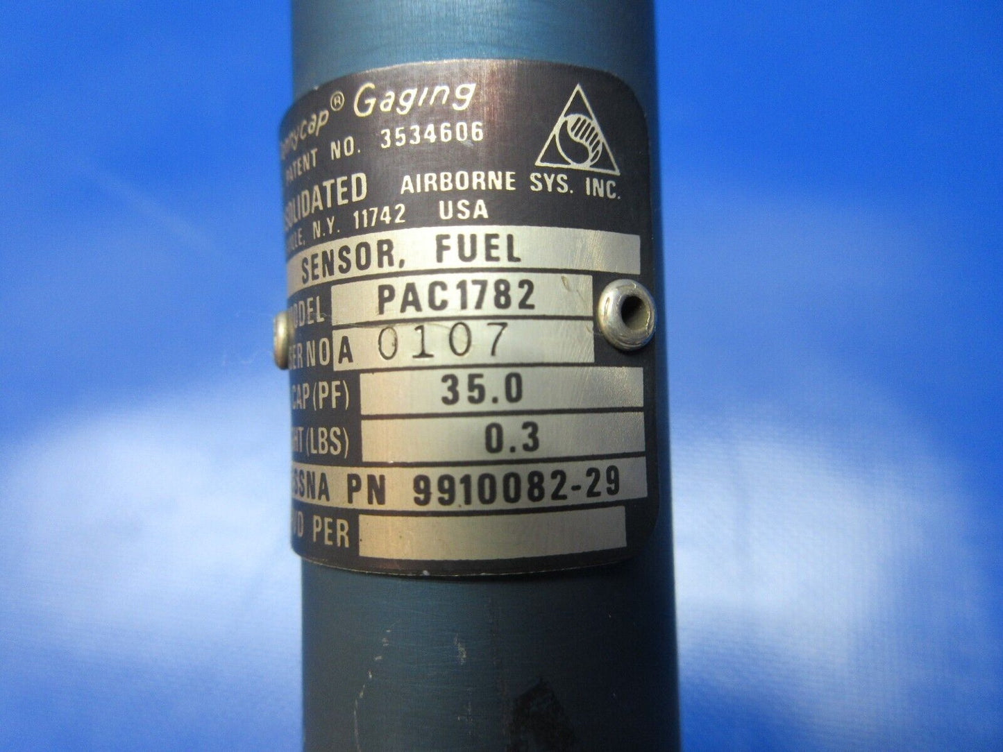 Cessna LH Wing Tip Fuel Tank Fuel Transmitter 9910082-29 WARRANTY (1224-1274)