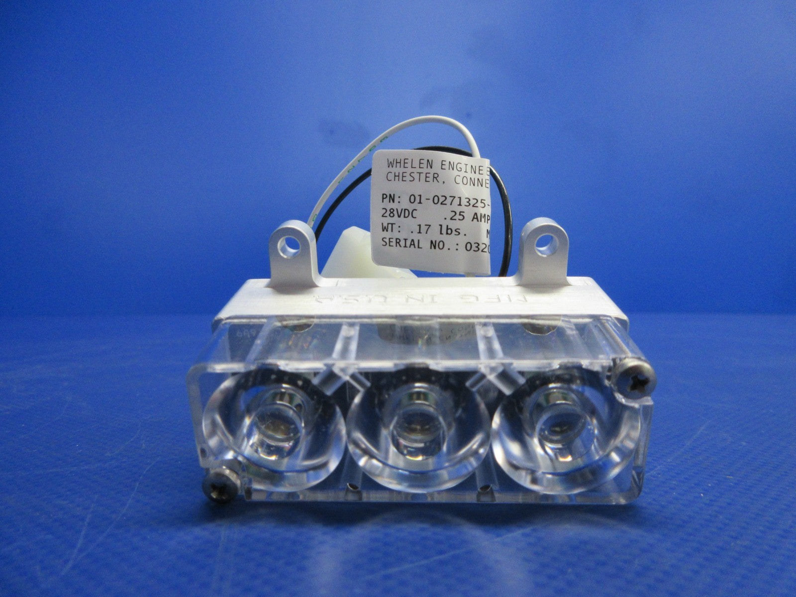 Whelen LED Recognition Light 28V P/N 01-0271325-00 NOS (0426-751)5