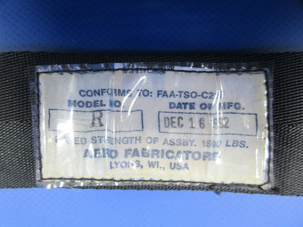 Piper PA-20 Pacer American Safety Seat Belt P/N 4000 (1024-747)
