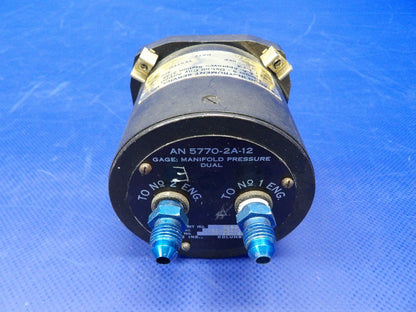 Piper Aztec Ranco Manifold Pressure Gauge P/N 31854-12A WARRANTY (0726-1233)3
