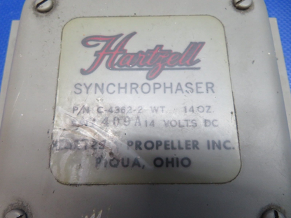 Piper PA-34-200T Hartzell Synchrophaser 14v P/N C-4362-2 w/ Warranty (0524-1579)