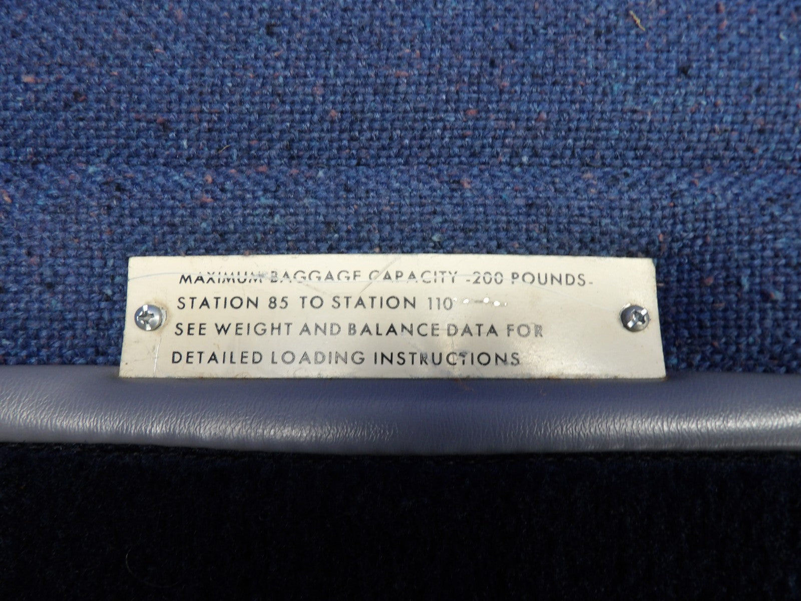 Cessna 310 / 310I Baggage Door No Key P/N 0891001-3 (0326-2005)2