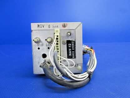 Beech Narco Avionics NAV-12 VOR/LOC/GS w/Connectors WARRANTY (0926-2161)5