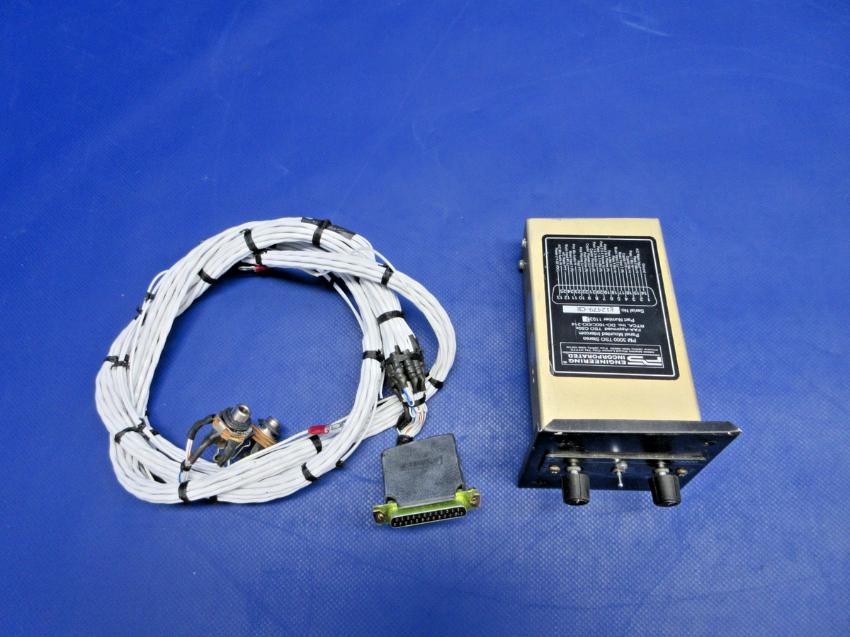 Cessna 310N P.S. Engineering Intercom & Connectors P/N 11932 WARRANTY (0926-789)2