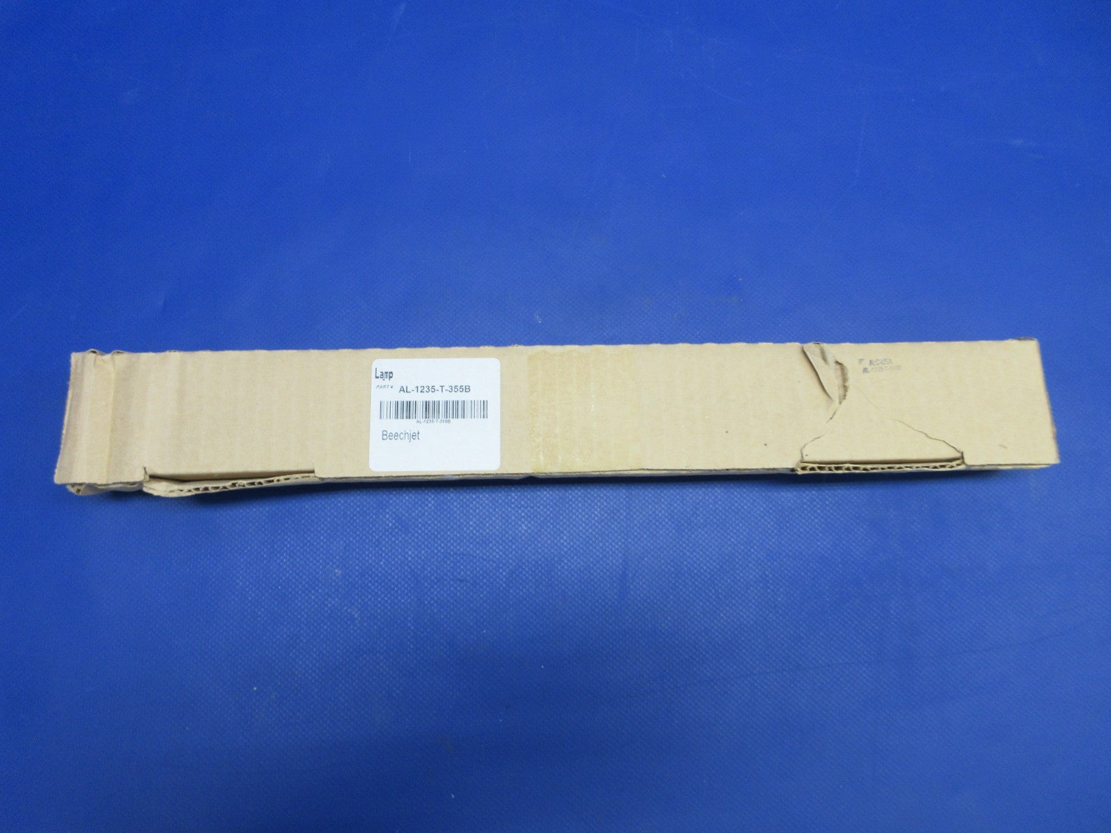 Beech Beech Jet Curved Back Neon Tube Lamp P/N AL-1235-T-355B NOS (0326-723)3