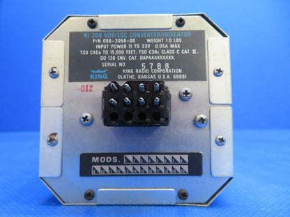 King KI 208 VOC/LOC Connector/Indicator 11-33v 066-3056-00 WARRANTY (1124-143)1