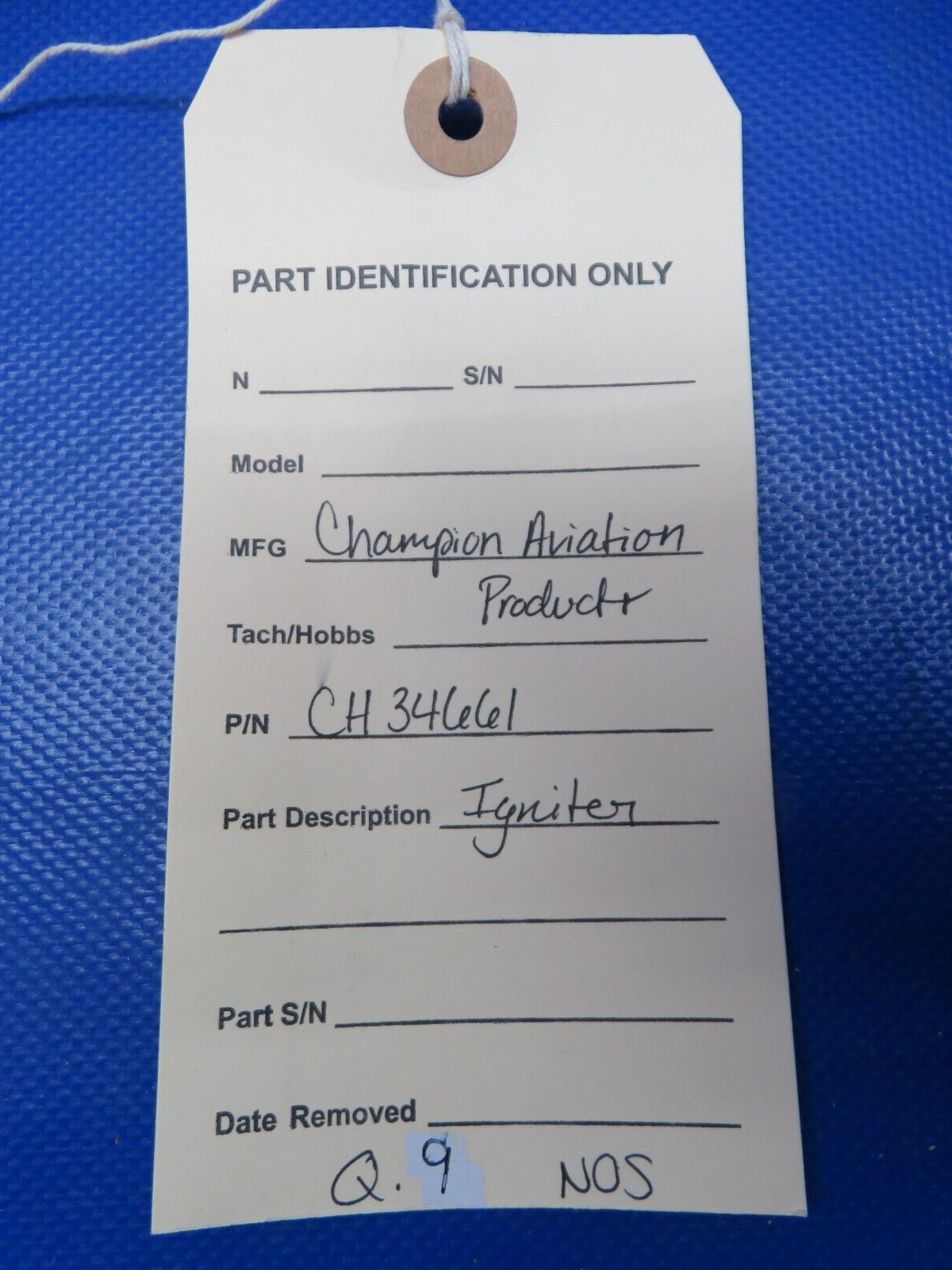 Champion Aviation Products Ignitor P/N CH34661 NOS (0223-223)