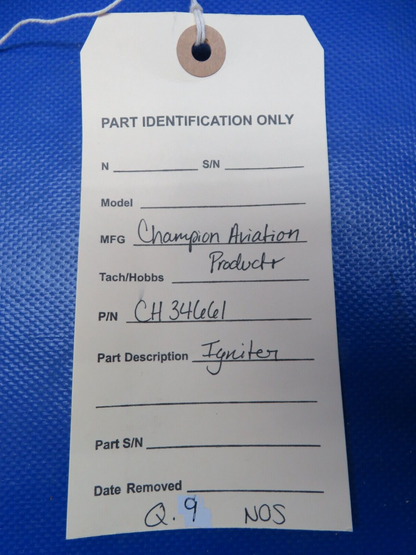 Champion Aviation Products Ignitor P/N CH34661 NOS (0223-223)