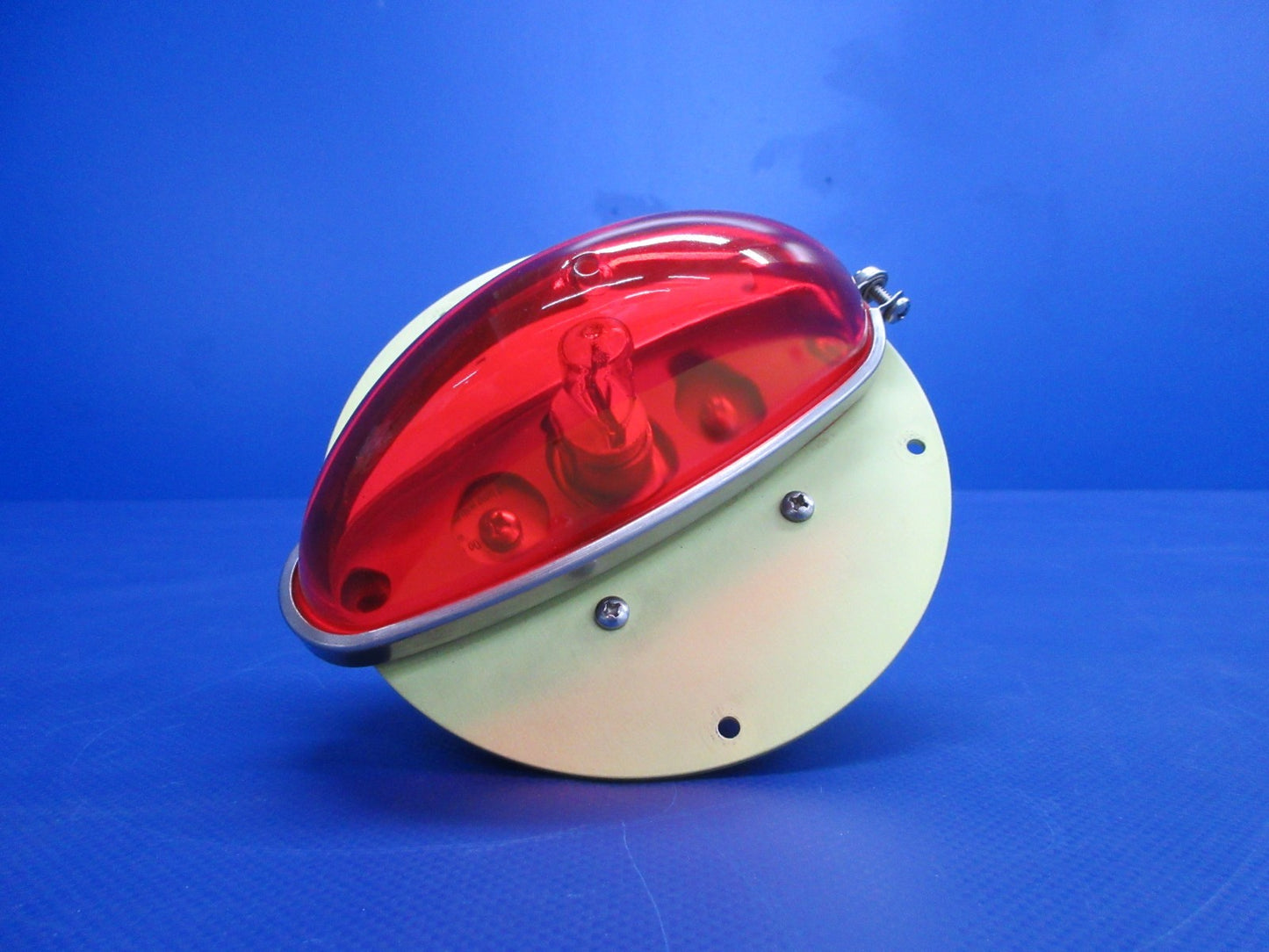 Whelen Red Anti-Collision Light 28V P/N 90033-7 NOS TESTED (0326-932)2