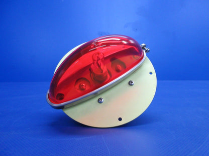 Whelen Red Anti-Collision Light 28V P/N 90033-7 NOS TESTED (0326-932)2