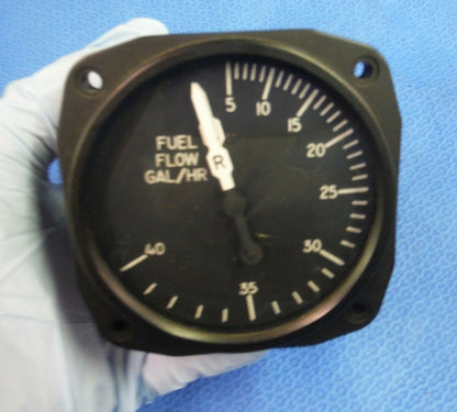 United Instruments Fuel Flow Indicator  P/N 6221-G56 Overhauled (1015-224)