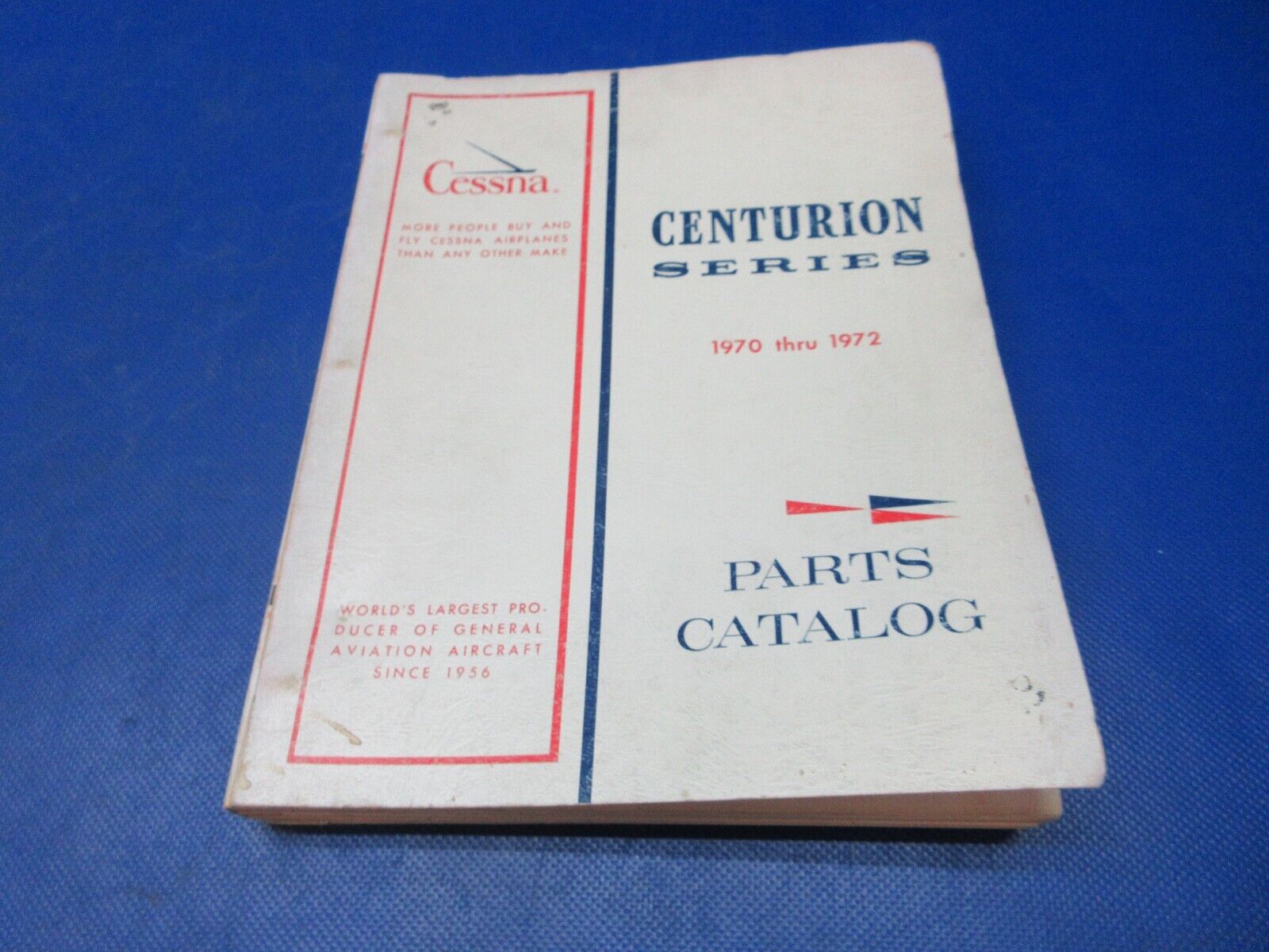 Cessna Centurion Series 1970 thru 1972 Parts Catalog P/N P449C1-12 (1024-1296)