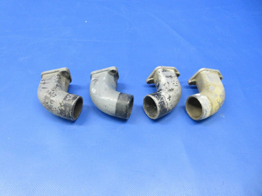 Continental A65 Intake Elbow P/N 4602, 3585 LOT OF 4 (0324-664)