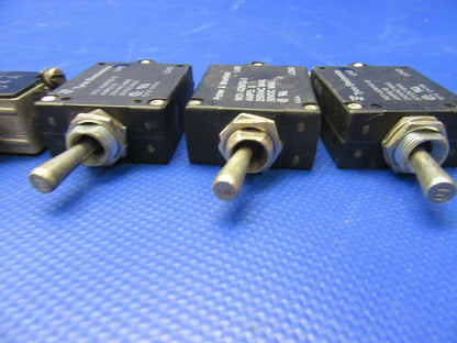Beech B19 Sport Circuit Breakers & Switches LOT OF 6 P/N 35-380053-3 (0421-469)