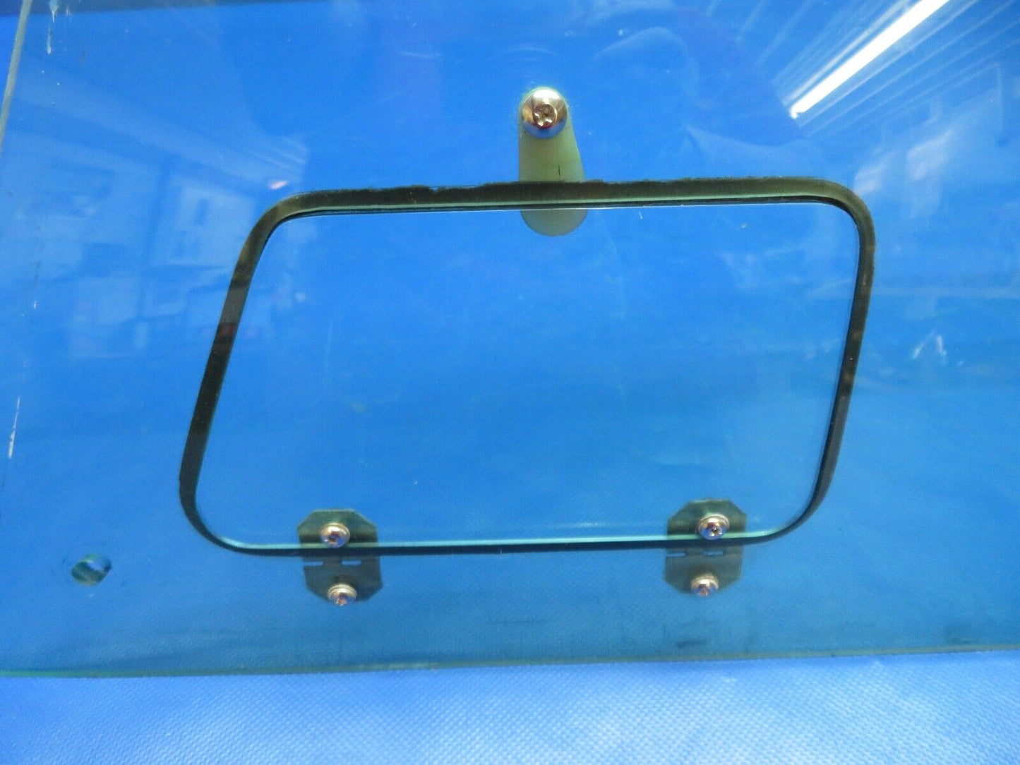 Mooney M20E Window Assy w/ Storm Window Green Tint 3/16" P/N GLA2308 (0524-132)