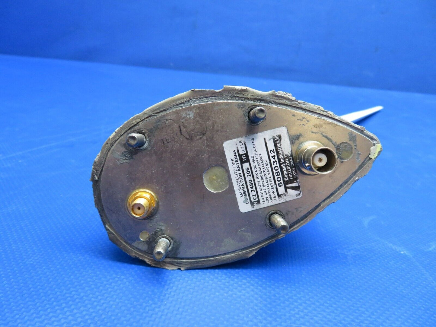Comant XM Satellite / VHF Combo Antenna P/N CI2480-206 (0424-1737)